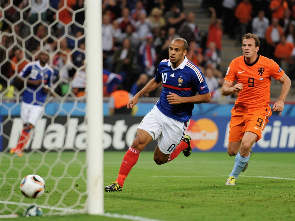 2008欧洲杯：荷兰对阵法国，经典对决再回首