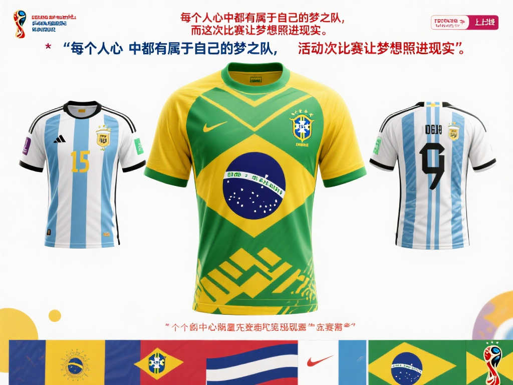 世界杯球衣设计比赛上线,球迷投票热烈 世界杯球衣设计比赛上线,球迷投票热烈